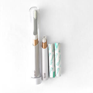 Quip Metal Copperr Electric Toothbrush with Travel Case - Set of 2